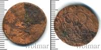 Монета 1741 – 1761 Елизавета Петровна 1 деньга Медь 1760