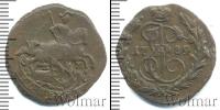 Монета 1762 – 1796 Екатерина II 1 копейка Медь 1789
