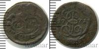 Монета 1762 – 1796 Екатерина II 1 полушка Медь 1771