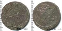 Монета 1762 – 1796 Екатерина II 5 копеек Медь 1769
