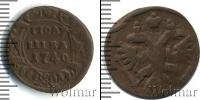 Монета 1730 – 1740 Анна Иоанновна 1 полушка Медь 1740