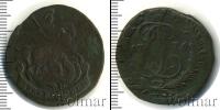 Монета 1762 – 1796 Екатерина II 2 копейки Медь 1776