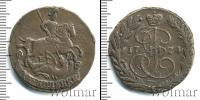 Монета 1762 – 1796 Екатерина II 2 копейки Медь 1774