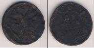 Монета 1730 – 1740 Анна Иоанновна 1 деньга Медь 1739