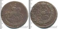 Монета 1762 – 1796 Екатерина II 2 копейки Медь 1766
