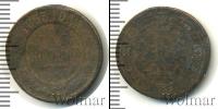 Монета 1881 – 1894 Александр III 1 копейка Медь 1893