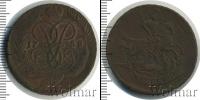 Монета 1741 – 1761 Елизавета Петровна 2 копейки Медь 1758
