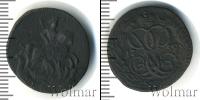Монета 1741 – 1761 Елизавета Петровна 1 деньга Медь 1759