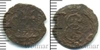 Монета 1762 – 1796 Екатерина II 1 полушка Медь 1769