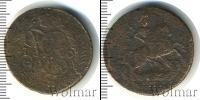 Монета 1741 – 1761 Елизавета Петровна 2 копейки Медь 1760