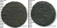 Монета 1762 – 1796 Екатерина II 1 полушка Медь 1768