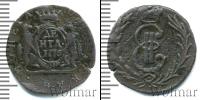 Монета 1762 – 1796 Екатерина II 1 деньга Медь 1776