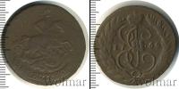 Монета 1762 – 1796 Екатерина II 2 копейки Медь 1766