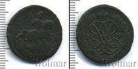 Монета 1741 – 1761 Елизавета Петровна 1 деньга Медь 1759