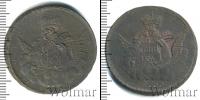Монета 1741 – 1761 Елизавета Петровна 1 копейка Медь 1755