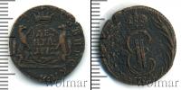Монета 1762 – 1796 Екатерина II 1 деньга Медь 1772