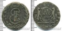 Монета 1762 – 1796 Екатерина II 1 деньга Медь 1771