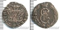 Монета 1762 – 1796 Екатерина II 1 полушка Медь 1768