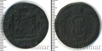 Монета 1762 – 1796 Екатерина II 2 копейки Медь 1773