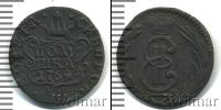 Монета 1762 – 1796 Екатерина II 1 полушка Медь 1769
