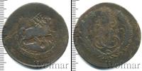 Монета 1762 – 1796 Екатерина II 2 копейки Медь 1763