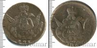Монета 1741 – 1761 Елизавета Петровна 1 копейка Медь 1756