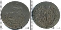 Монета 1762 – 1796 Екатерина II 2 копейки Медь 1766