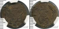 Монета 1762 – 1796 Екатерина II 1 полушка Медь 1768