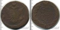 Монета 1762 – 1796 Екатерина II 5 копеек Медь 1769