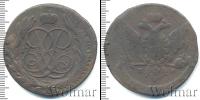 Монета 1741 – 1761 Елизавета Петровна 5 копеек Медь 1759