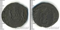 Монета 1762 – 1796 Екатерина II 1 деньга Медь 1772