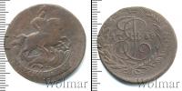 Монета 1762 – 1796 Екатерина II 2 копейки Медь 1768