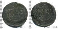 Монета 1762 – 1796 Екатерина II 2 копейки Медь 1774