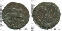 Монета 1762 – 1796 Екатерина II 1 копейка Медь 1789