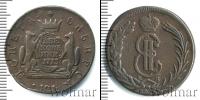 Монета 1762 – 1796 Екатерина II 2 копейки Медь 1773