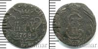 Монета 1762 – 1796 Екатерина II 1 полушка Медь 1768