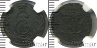 Монета 1762 – 1796 Екатерина II 1 полушка Медь 1768