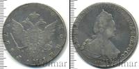 Монета 1762 – 1796 Екатерина II 1 рубль Серебро 1786