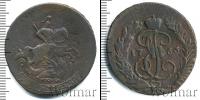 Монета 1762 – 1796 Екатерина II 2 копейки Медь 1766