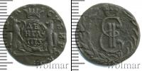 Монета 1762 – 1796 Екатерина II 1 деньга Медь 1773
