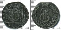 Монета 1762 – 1796 Екатерина II 1 деньга Медь 1777