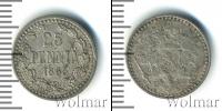 Монета 1855 – 1881 Александр II 25 пенни Серебро 1865