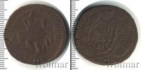 Монета 1741 – 1761 Елизавета Петровна 2 копейки Медь 1760