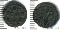 Монета 1689 – 1725 Петр I 1 полушка Медь 1718