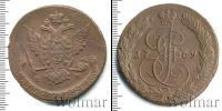 Монета 1762 – 1796 Екатерина II 5 копеек Медь 1769