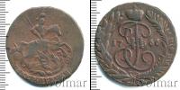 Монета 1762 – 1796 Екатерина II 2 копейки Медь 1766