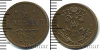 Монета 1894 – 1917 Николай II 1/2 копейки Медь 1910