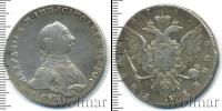 Монета 1762 – 1762 Петр III Федорович 1 рубль Серебро 1762