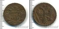 Монета 1730 – 1740 Анна Иоанновна 1 полушка Медь 1731