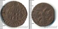 Монета 1730 – 1740 Анна Иоанновна 1 полушка Медь 1740